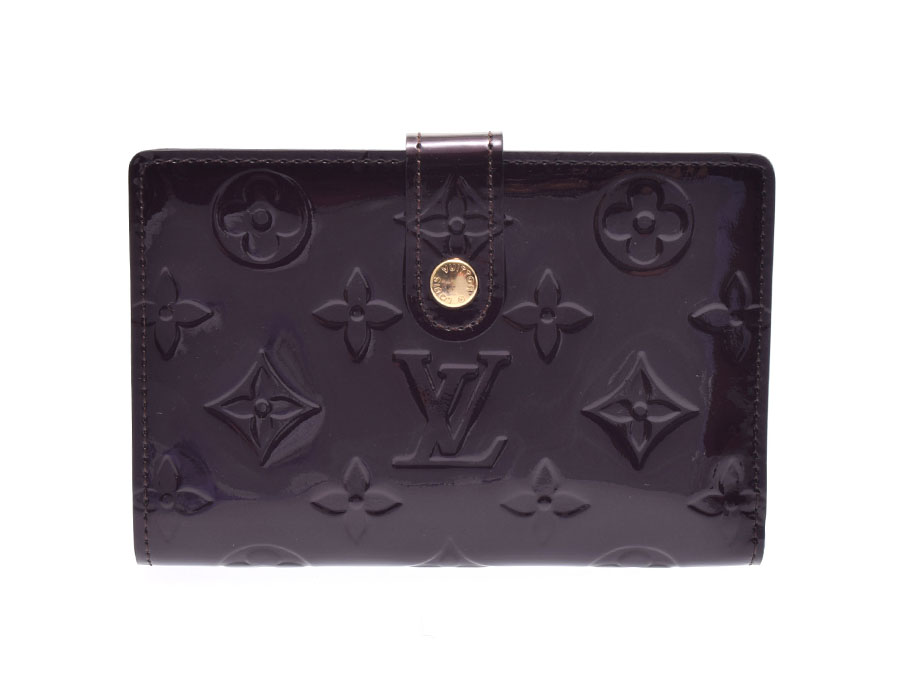 楽天市場】中古 ルイヴィトン ヴェルニ がま口財布 アマラント M93521