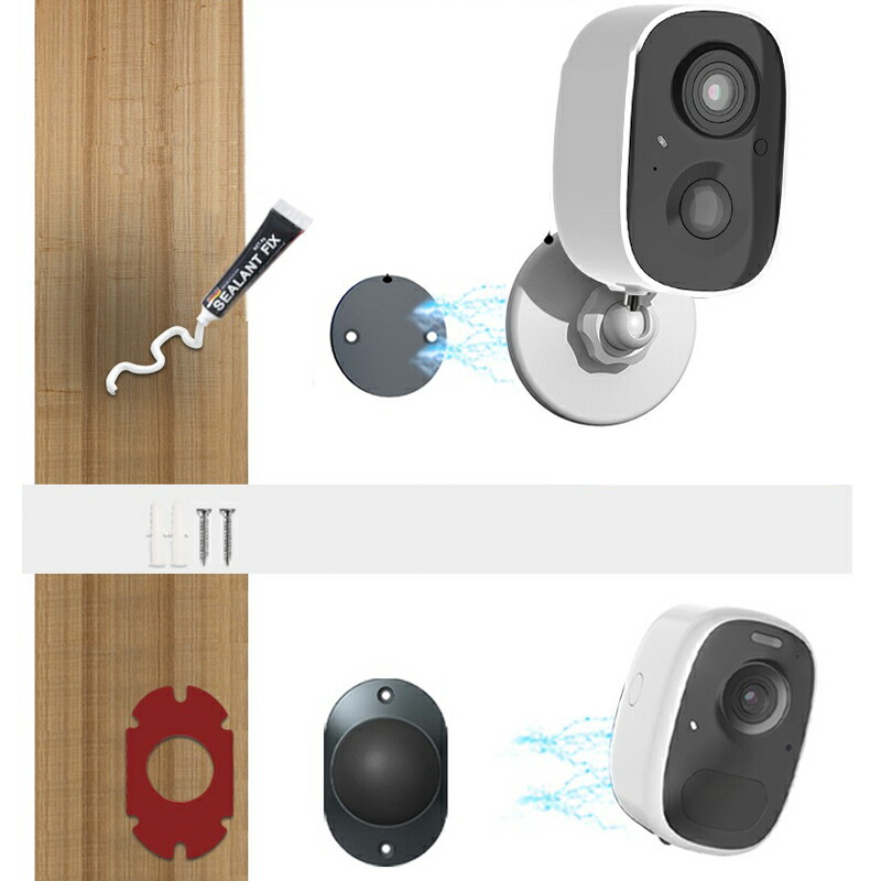 楽天市場】【強力磁石スタンド 400万画素】防犯カメラ ワイヤレス 屋外