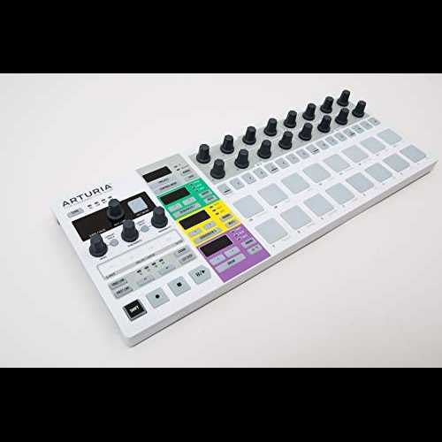 Arturia BeatStep Pro コントローラーおよびシーケンサー、ホワイト、S