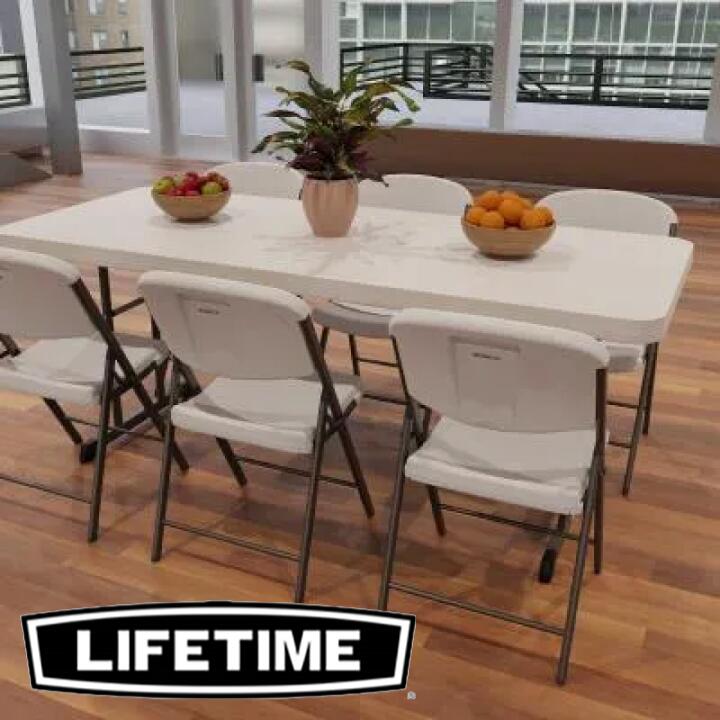 新品 LIFETIME ライフタイム 折り畳みテーブル 横182cm LIFETIME