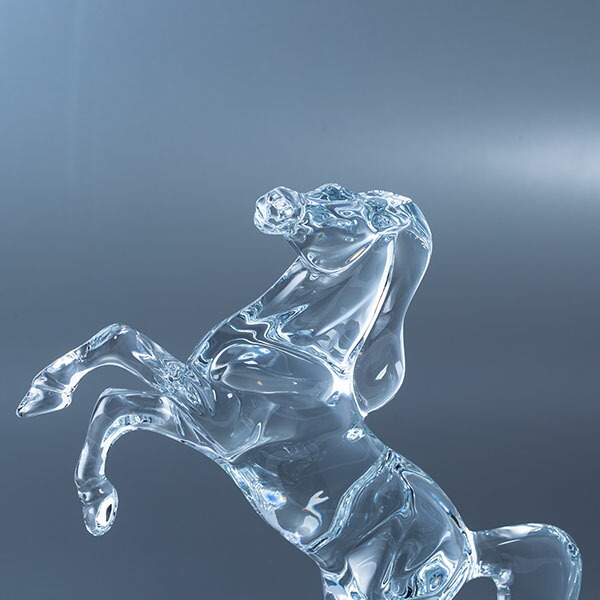 楽天市場】バカラ Baccarat フィギュア 置物 いななく馬 オブジェ
