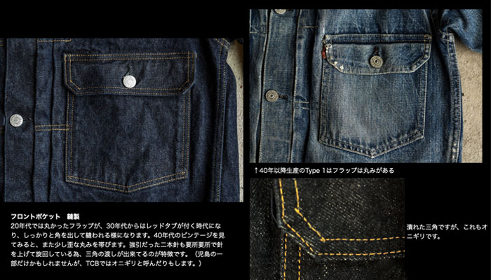 楽天市場】TCBジーンズ 30'sジャケット 【 14.1オンス セルビッチ