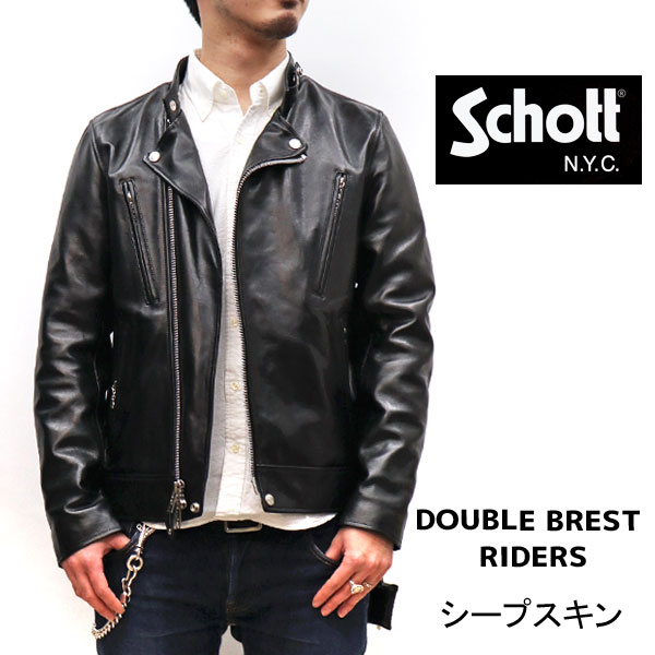 楽天市場】【schott 神戸正規】3950077 5950010 Schott NEW DOUBLE