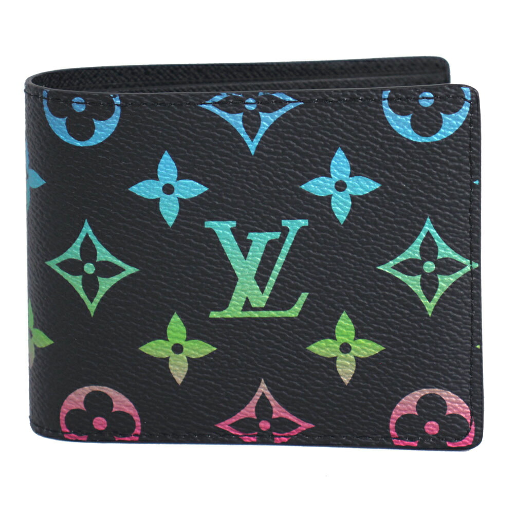 Louis Vuitton 二つ折り財布 ブラック/マルチカラー 【公式通販】