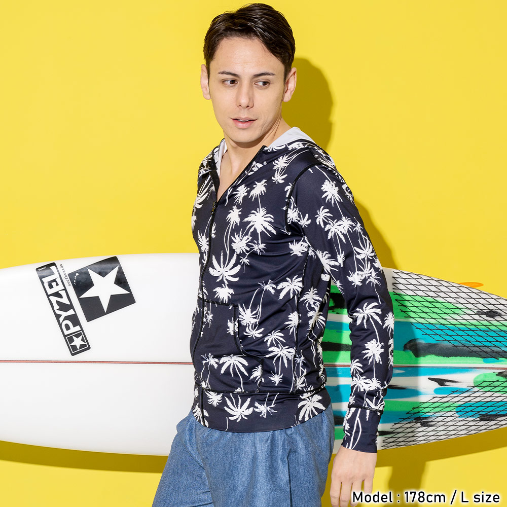 楽天市場】接触冷感 ラッシュガード メンズ パーカー UPF50+ S〜3XL UV