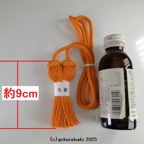 楽天市場】銅鑼紐（どらひも）房付き、正絹 : 仏壇 仏具 数珠 極楽堂