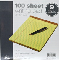 楽天市場】☆大人気商品☆【TOPS】イエロー リーガルパッド (100シート