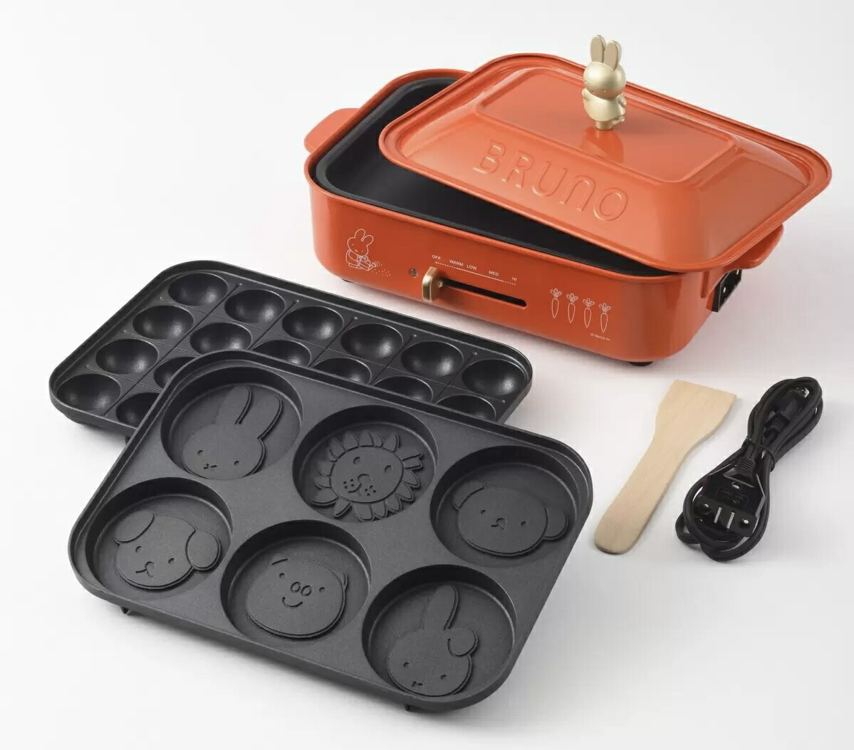 楽天市場】miffy ミッフィー BRUNO3種プレート付き送料無料☆ ブルーノ