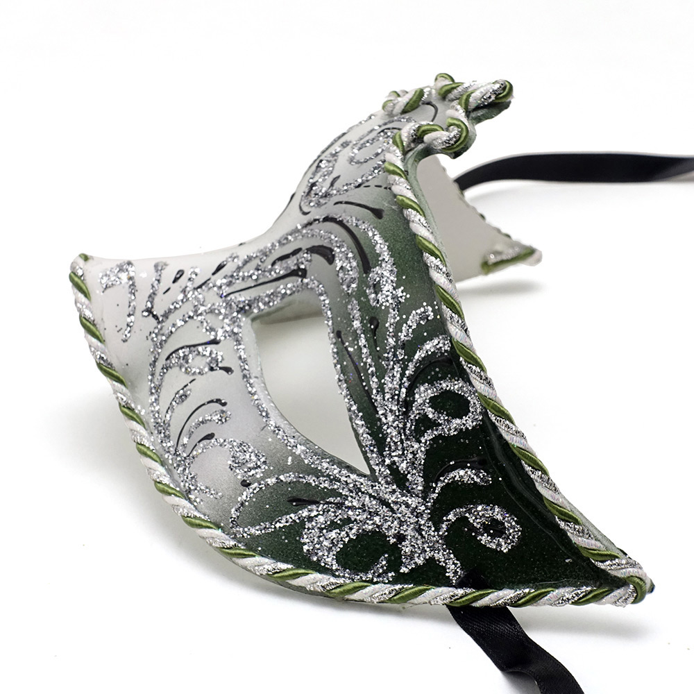 ヴェネチアンマスク グリーン ベネチアンマスク カーニバルマスク 仮面