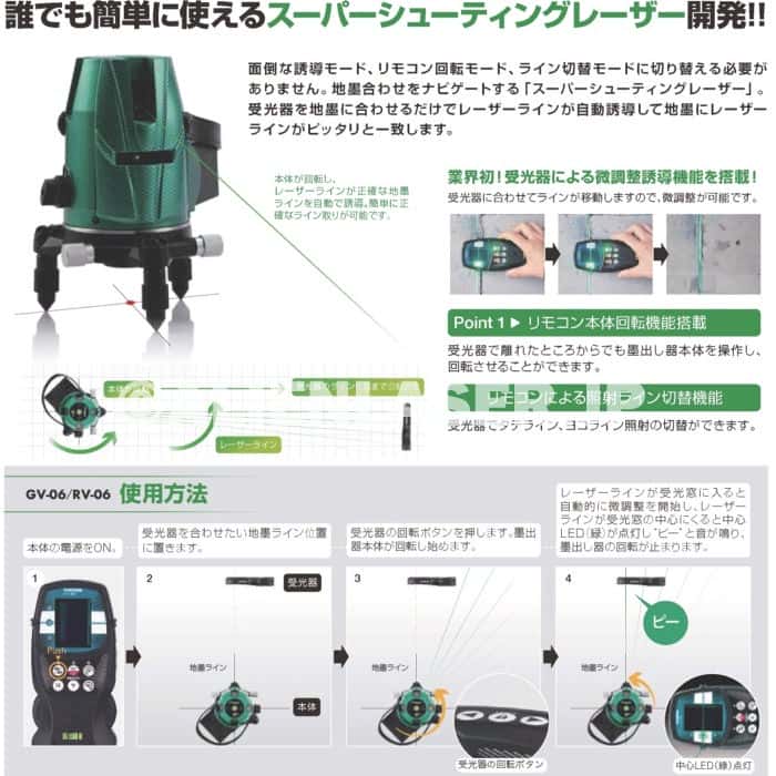 楽天市場】1年保証 山真 YSGOD ヤマシン GV-06-W 5ライン 自動誘導