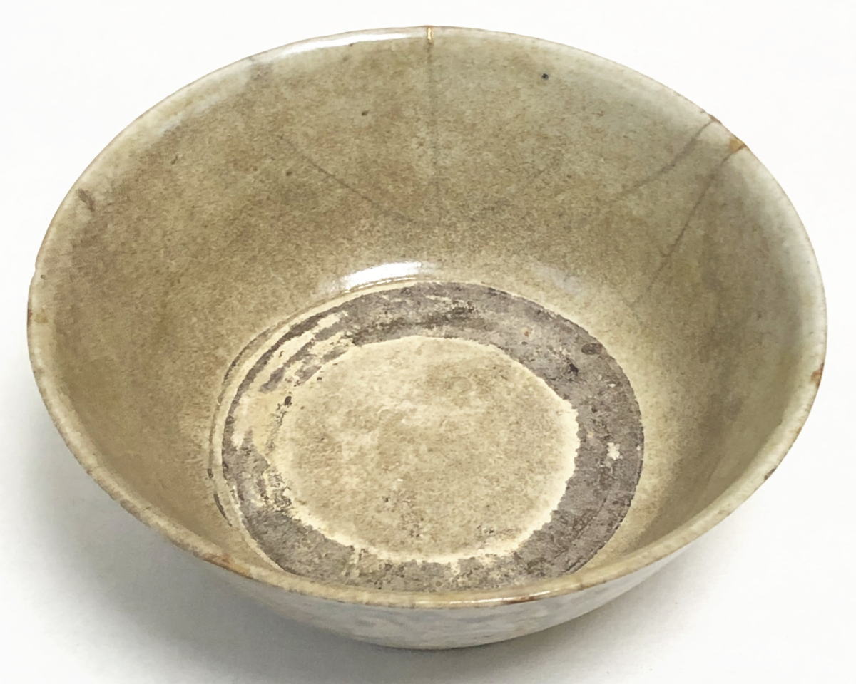 明時代 呉須染付唐草紋様小壷 青花 ウブ品 発掘品焼物 入手困難 WWTT193