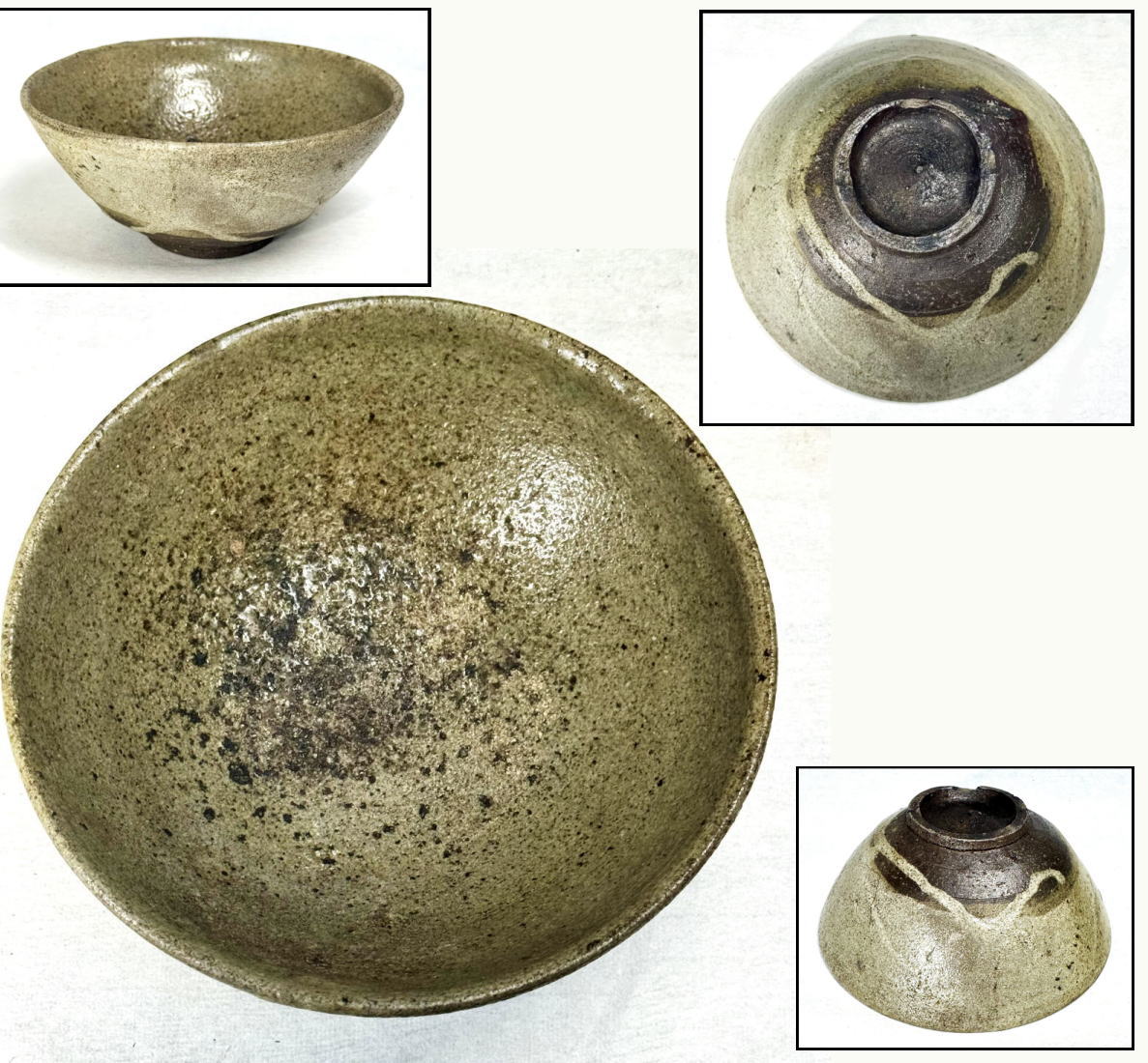 No12発掘品の瀬戸焼き発掘品の小壺。