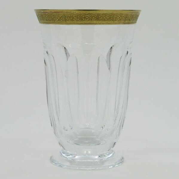 ベネチアンガラス MOSER 金彩 切子 モーゼル リキュールグラス 3個