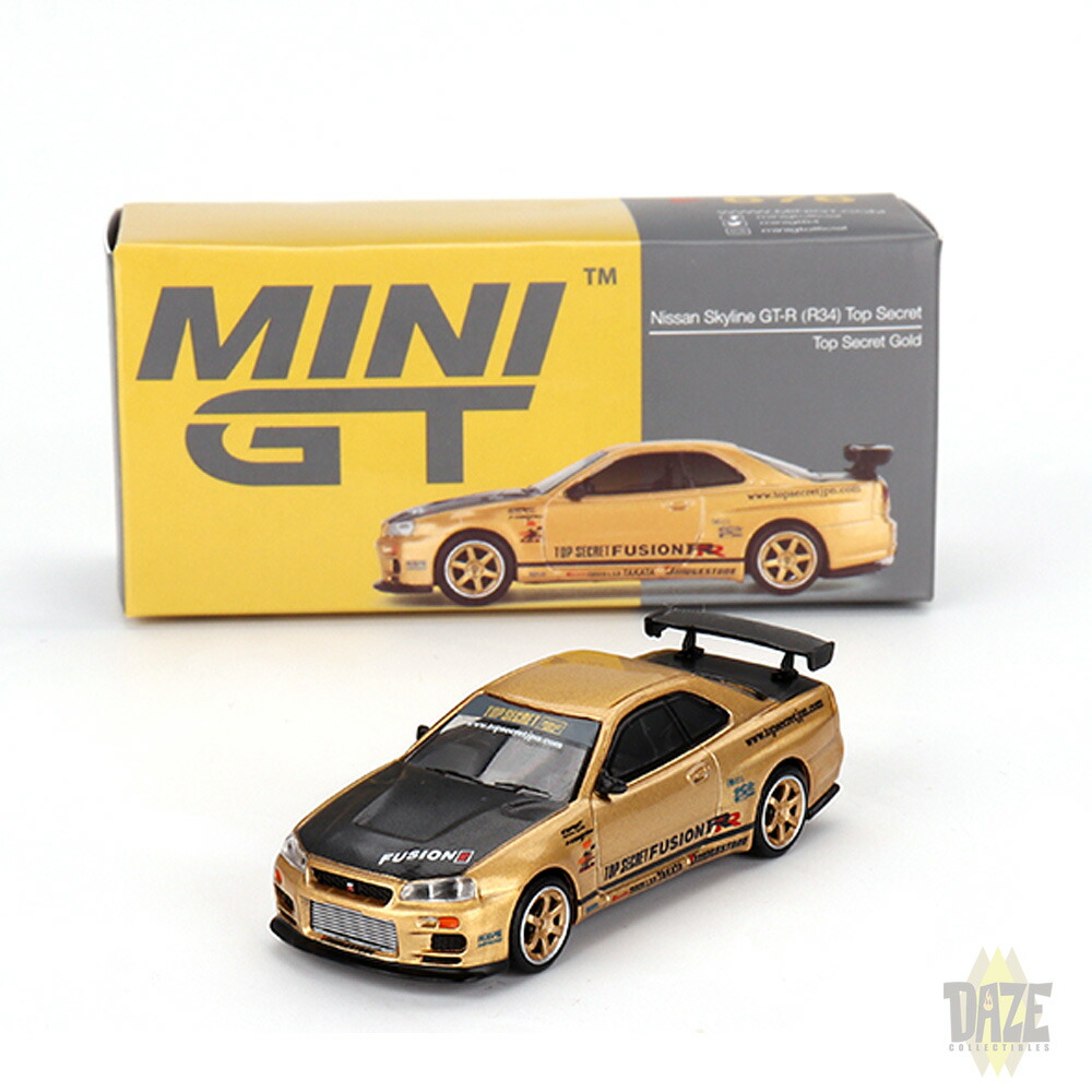 MINI GT ミニGT 日産 スカイライン GT-R ゴルドクローム