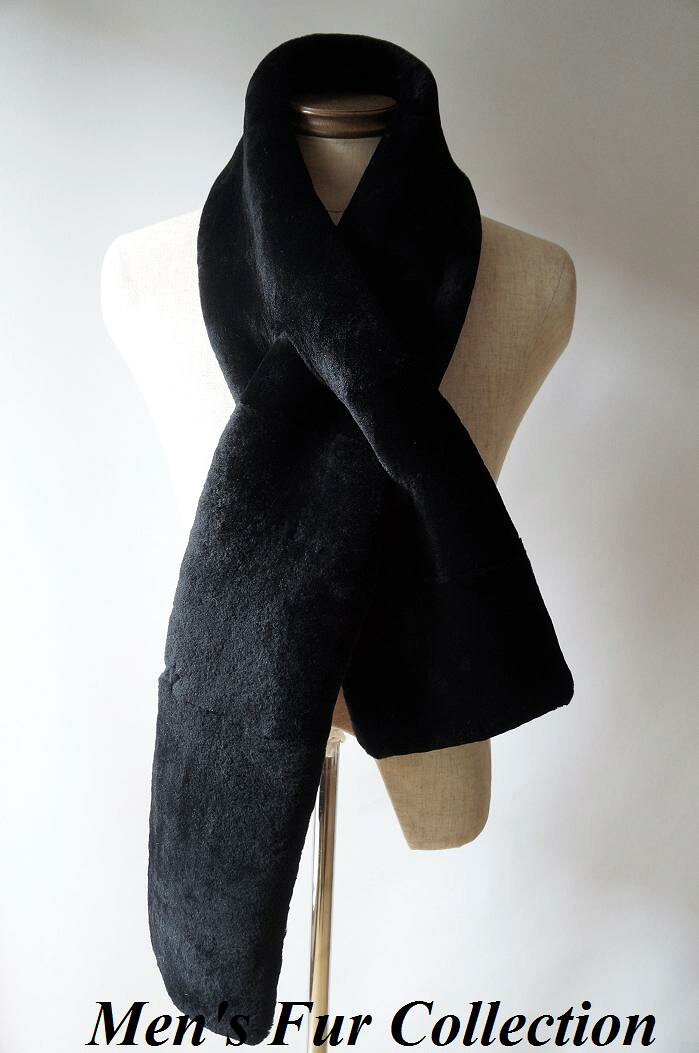 楽天市場】ラムムートンファーマフラー 毛皮 ショール ストール○毛皮