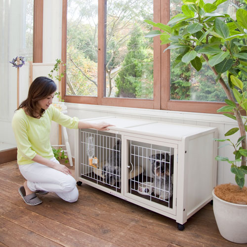 楽天市場】[セール][翌日発送][ペットケージハウスAS120]小型犬用