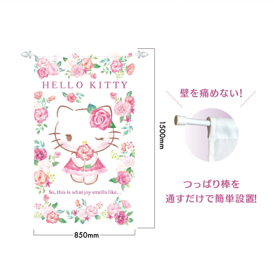 希少☆1999年製】ハローキティ のれん カフェカーテン レース サンリオ