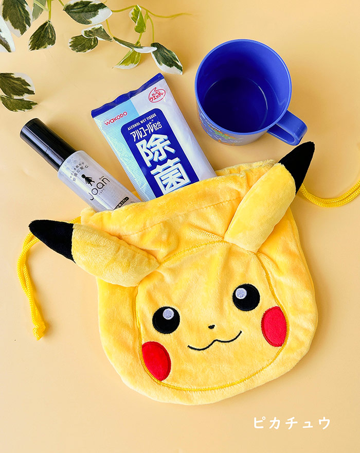 楽天市場】ふわふわ 巾着ポーチ ポケモン ぬいぐるみ巾着 ポーチ 小物
