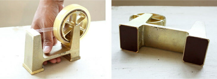 楽天市場】FUTAGAMI フタガミ 真鍮製 テープカッター 鋳肌 大 ゴールド