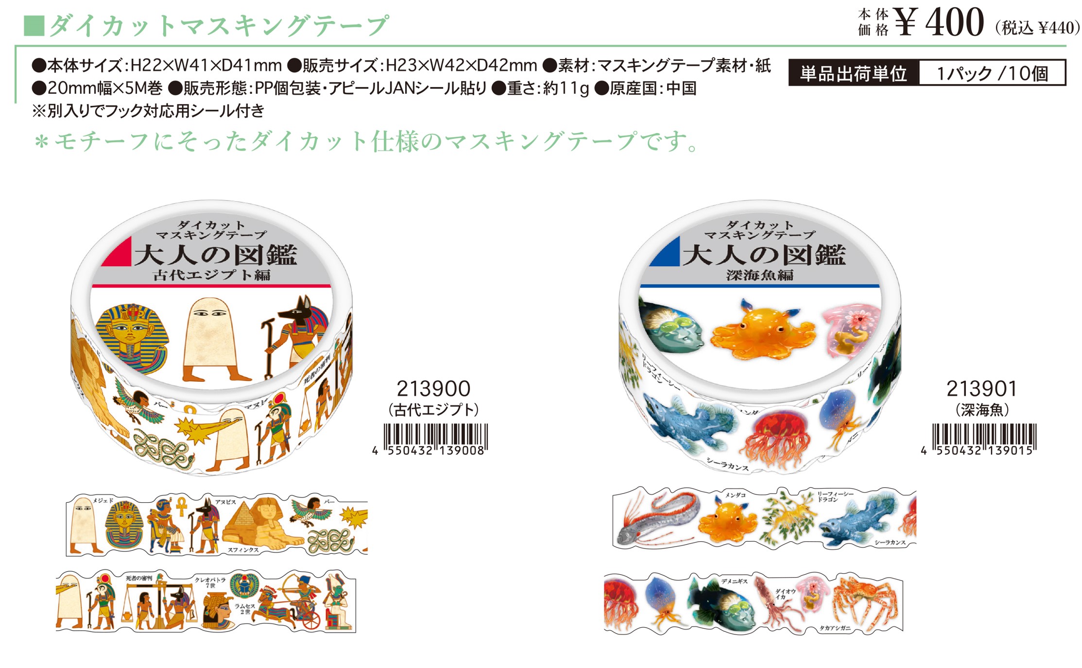 楽天市場】マスキングテープ ダイカット 20mm 大人の図鑑シリーズ