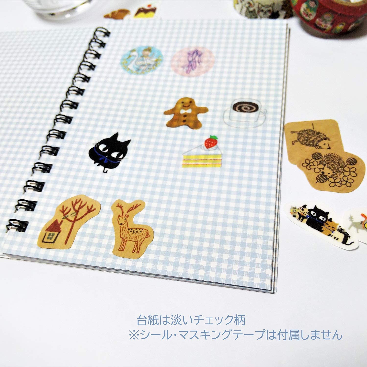 楽天市場】シール帳 マステ帳 A6サイズ Shinzi Katoh コレクション