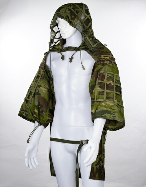 楽天市場】Broptical ギリーフード マルチカムトロピック サバゲー