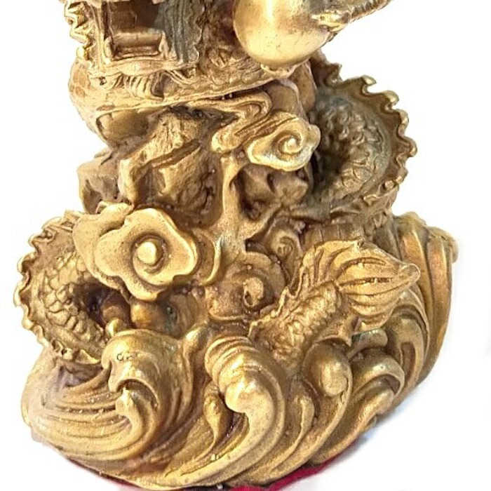 楽天市場】真鍮製 黄銅 オブジェ 倶利伽羅不動 龍 倶利伽羅龍剣 kulika