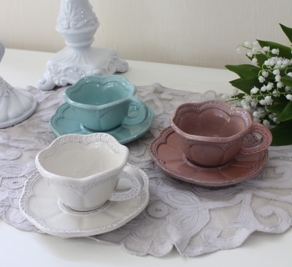 楽天市場】デミタスカップ＆ソーサー コーヒーカップ アンティーク風