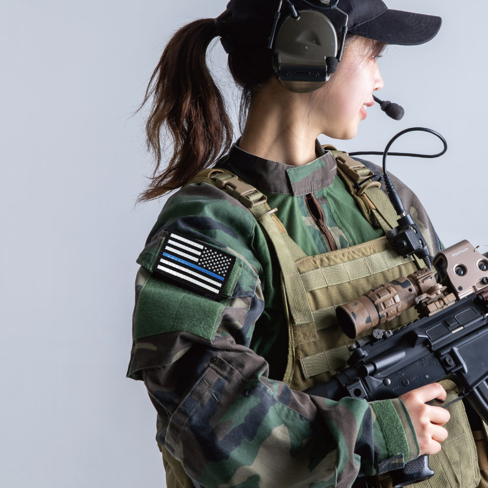 楽天市場】IRパッチ 簡単 装着 アメリカ星条旗 ミリタリーワッペン US