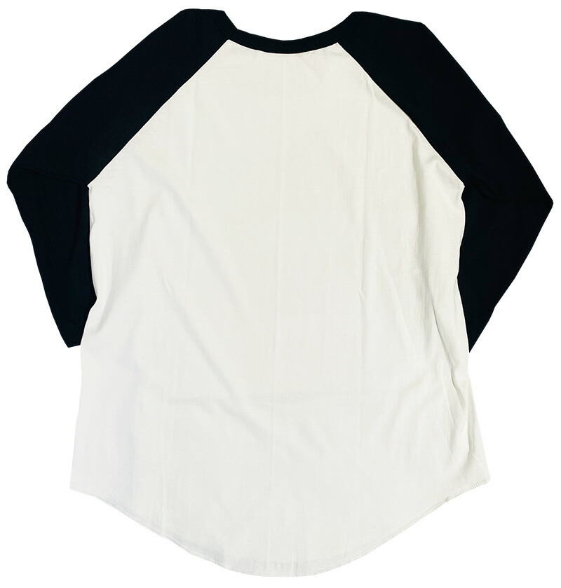 ガンズ・アンド・ローゼズベースボールシャツ白×グレーМ