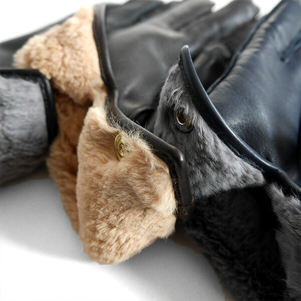 楽天市場】DENTS デンツ レザーグローブ 手袋 ラビットファー 15-1590