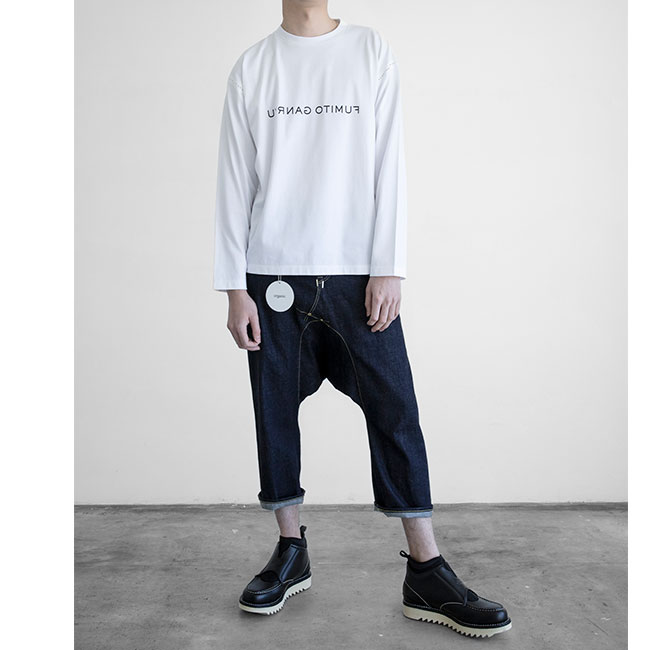 楽天市場】FUMITO GANRYU フミトガンリュウ デニム サルエルパンツ FU4