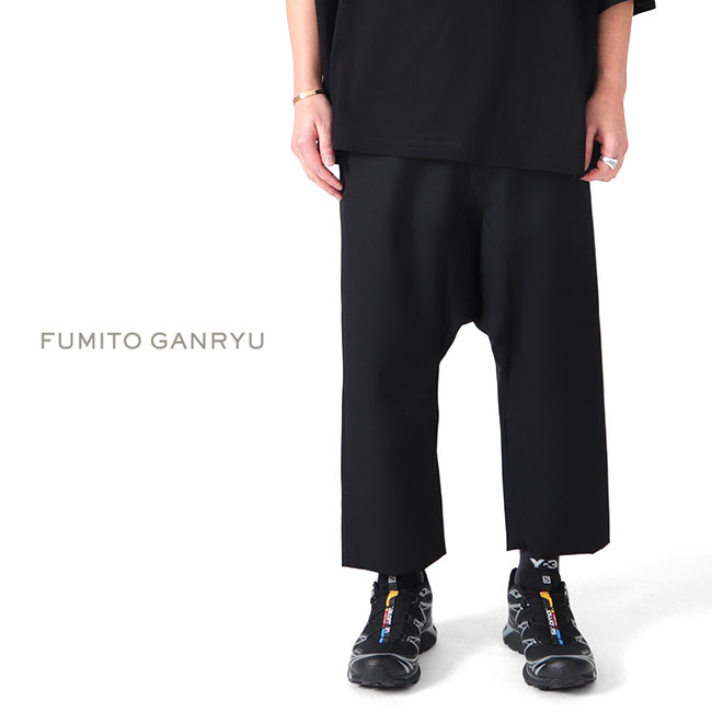 GANRYU サルエルパンツ ダークブルー GANRYU サルエルパンツ ダーク