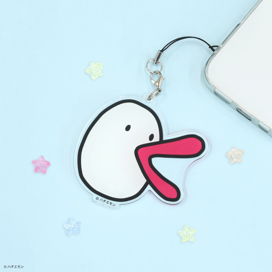 楽天市場】【公式】ハチエモン モバイルアクリルストラップ Lサイズ