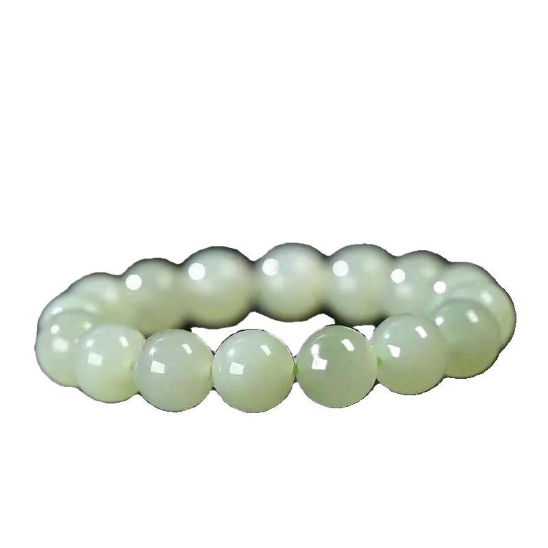 和田玉ほーたん玉ブレスレット、60mm、特別限定価格 ☆高品質