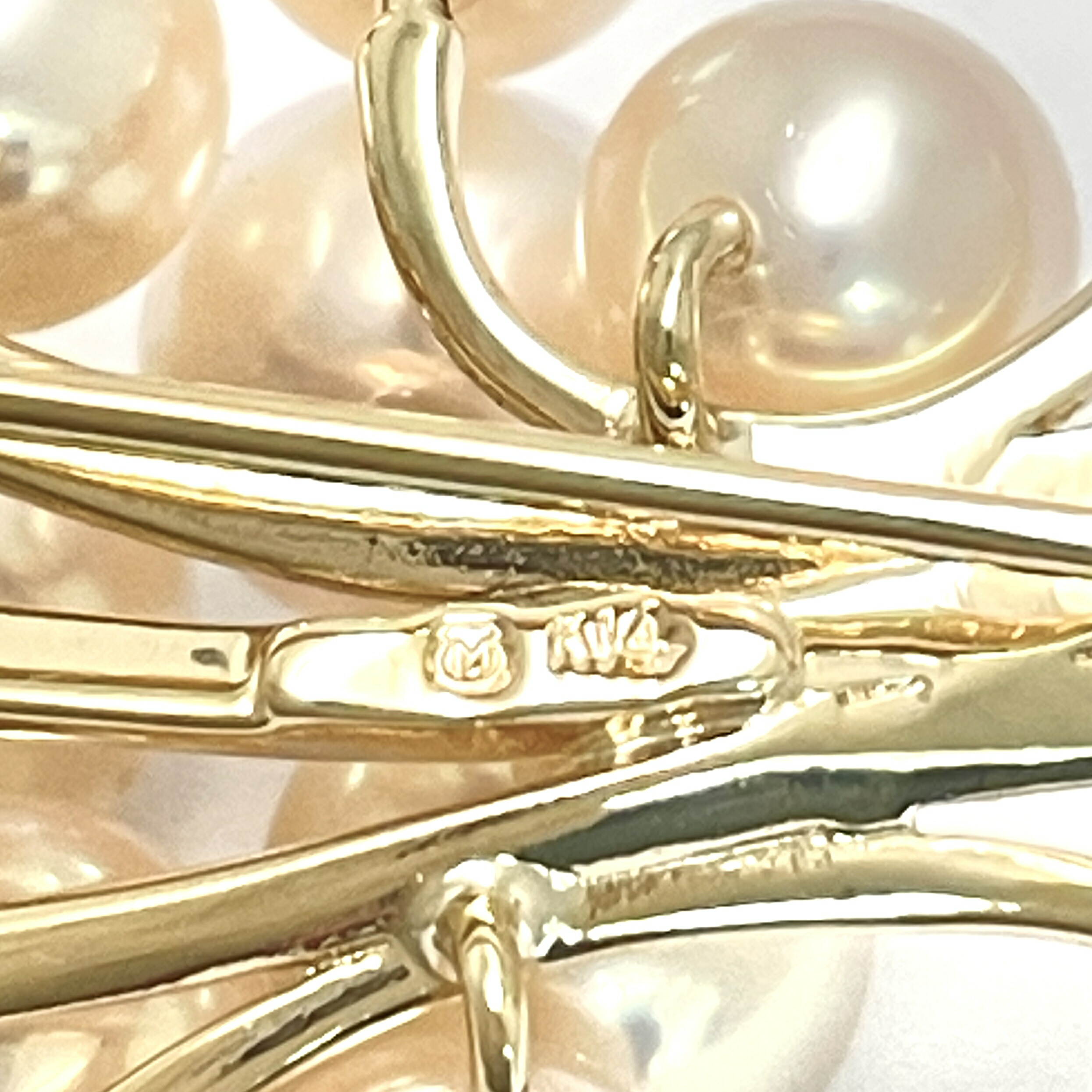 楽天市場】MIKIMOTO / ミキモト パールブローチ K14YG 5.8~7.8mm