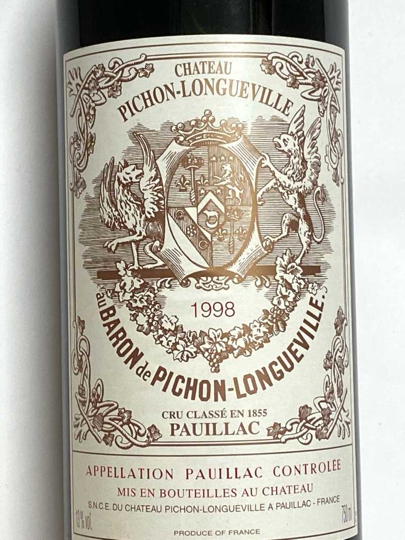 楽天市場】1998年 シャトー ピション ロングヴィル バロン 750ml