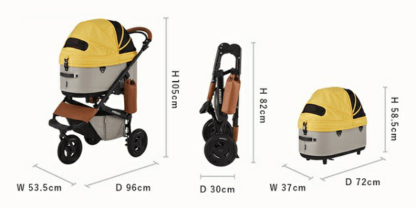 楽天市場】Air Buggy for Dog【DOME3 SET LARGE メランジデニム】 小型