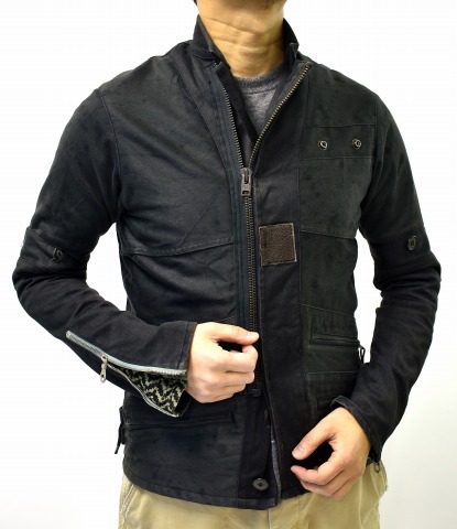楽天市場】【中古】 ink (インク) France Military Riders Jacket