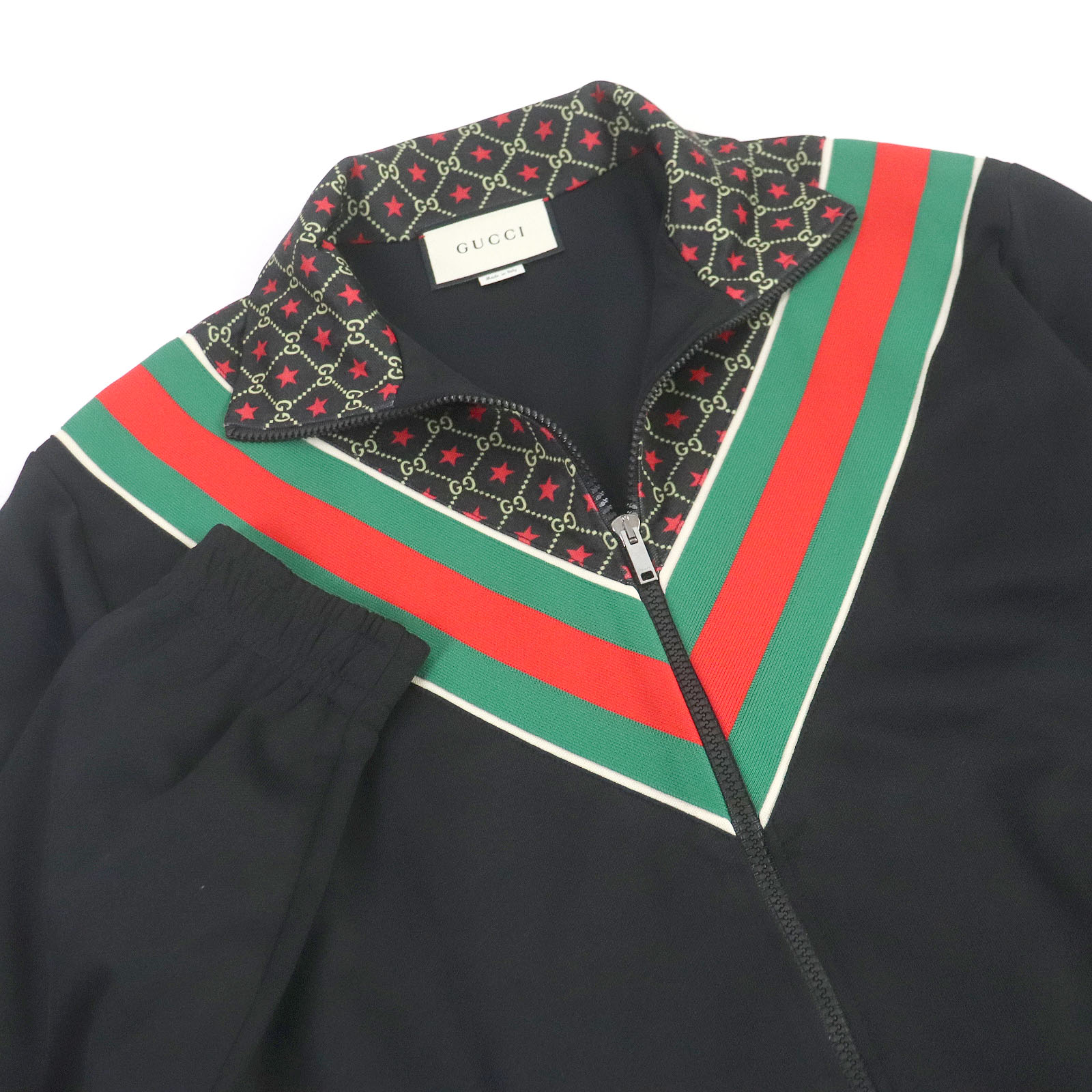 美品 GUCCI グッチ 575734 GGスター トラックジャケット M