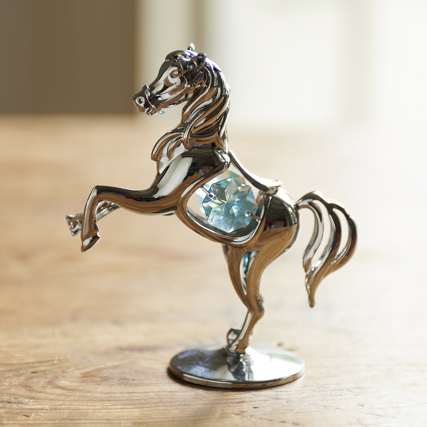 SWAROVSKI クリスタル 馬 置物 2点セット SWAROVSKI クリスタル 馬