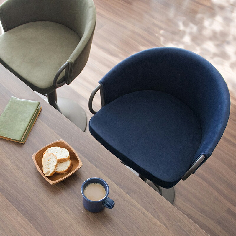 最終値下！ヴィンセントターコイズブルーハイチェア￼