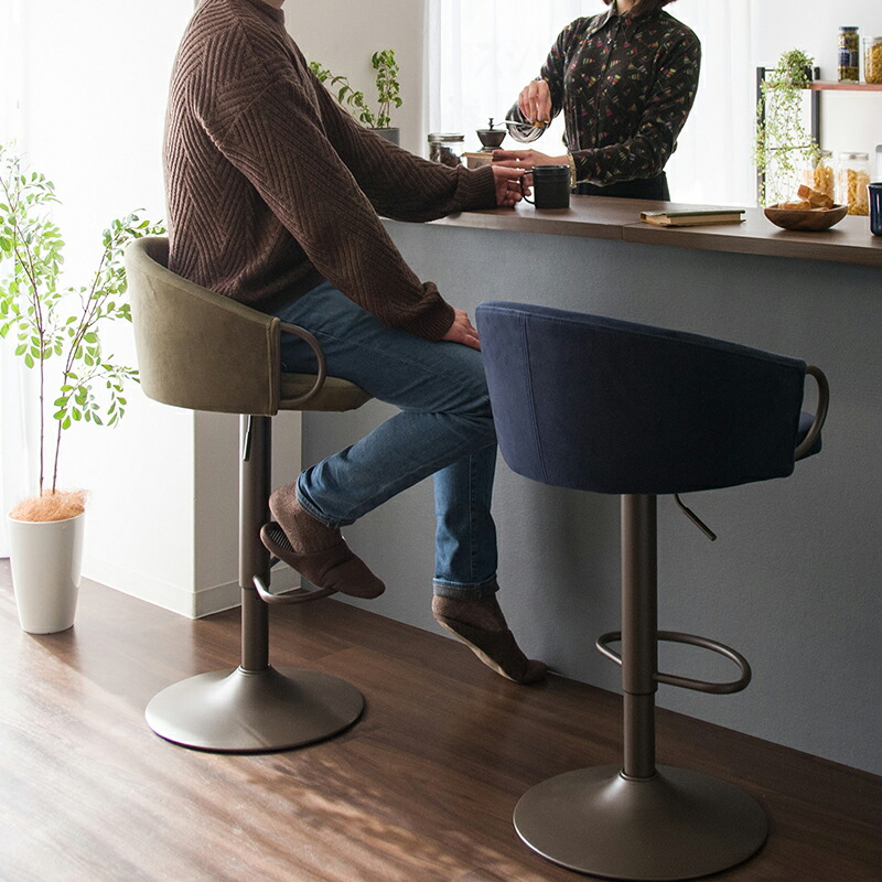 最終値下！ヴィンセントターコイズブルーハイチェア￼