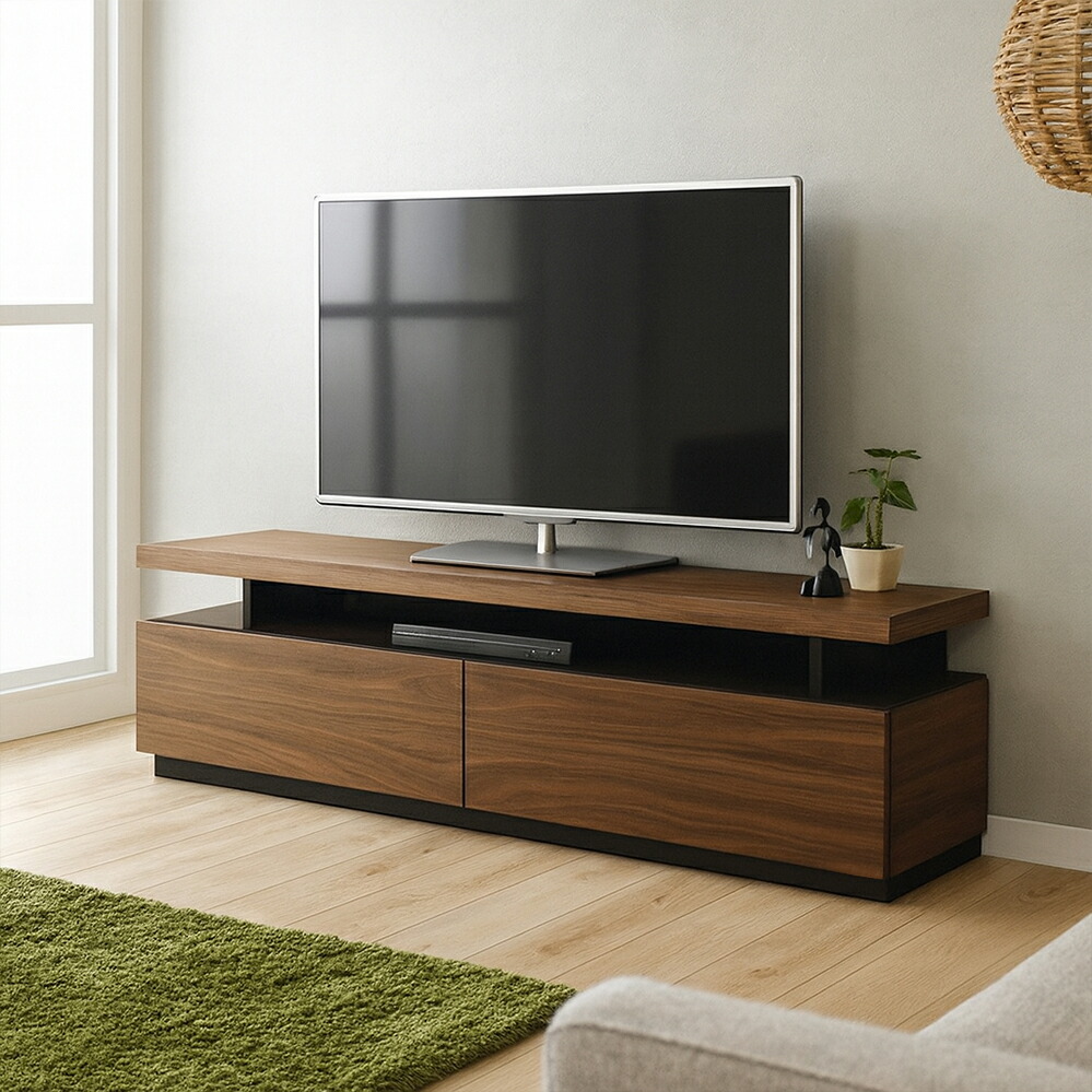 楽天grove購入 北欧テレビボード オーク材 日本製 完成品 楽天grove