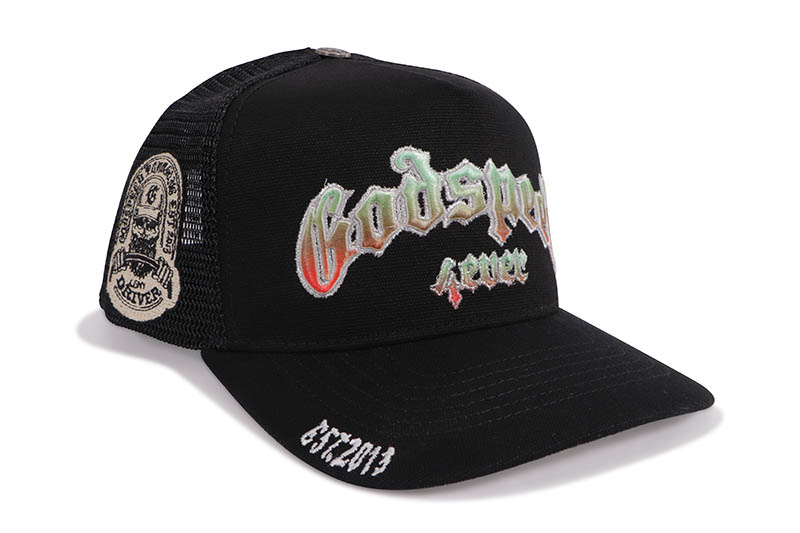 楽天市場】GODSPEED GS FOREVER TRUCKER HAT (GRADIENT BLACK)ゴッド
