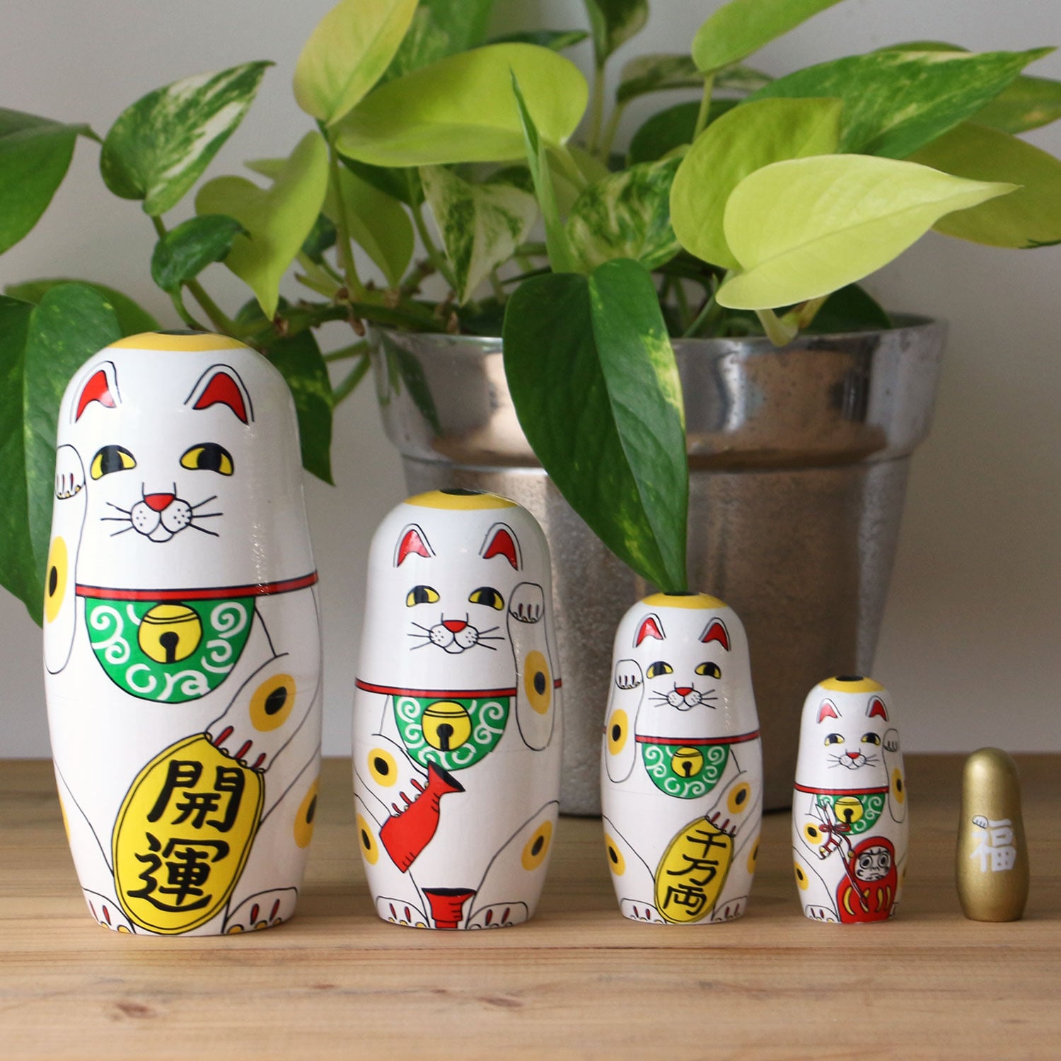 楽天市場】LUCKY CAT ラッキーキャット マトリョーシカ 人形 オブジェ