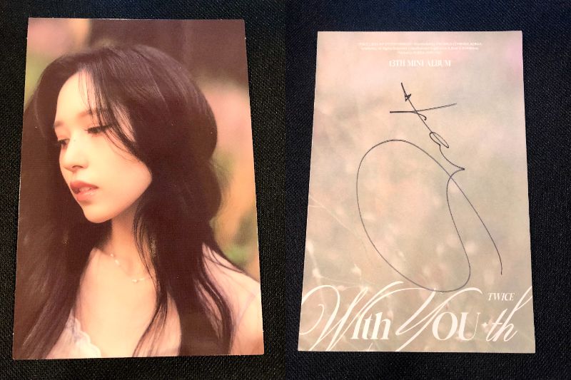 TWICE MOMO モモ 直筆サイン入 CD TWICE With YOU-th サイン入り