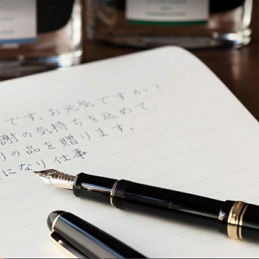 PILOT 万年筆 黒 カスタム74 Fケース保証書付き パイロット(PILOT