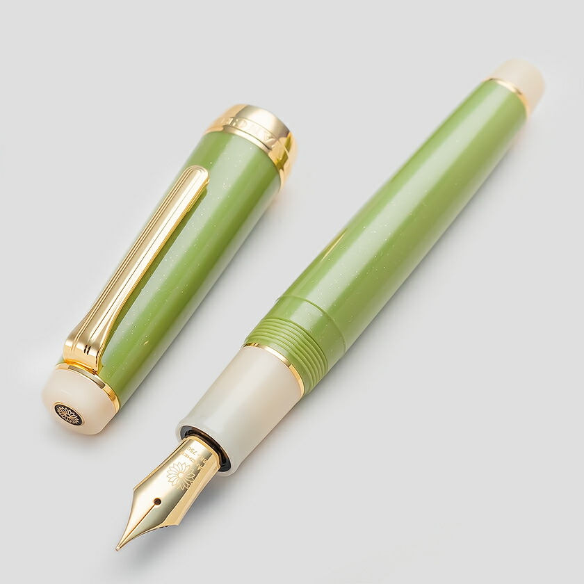 楽天市場】【WA333】【WANCHER/ワンチャー】「抹茶」万年筆 18金ニブ