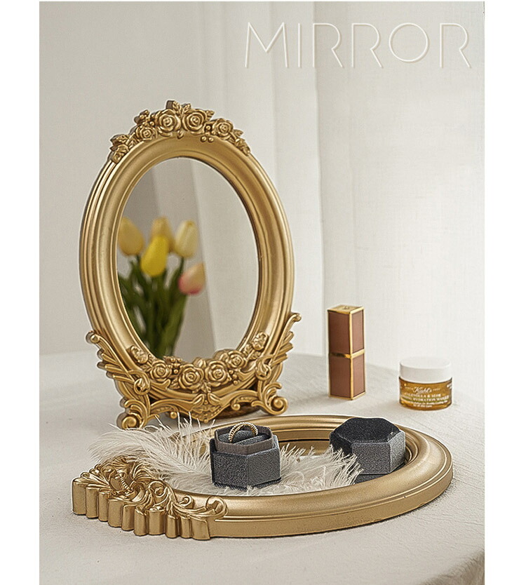 楽天市場】【groceries127】アンティーク鏡 スタンドミラー レトロ